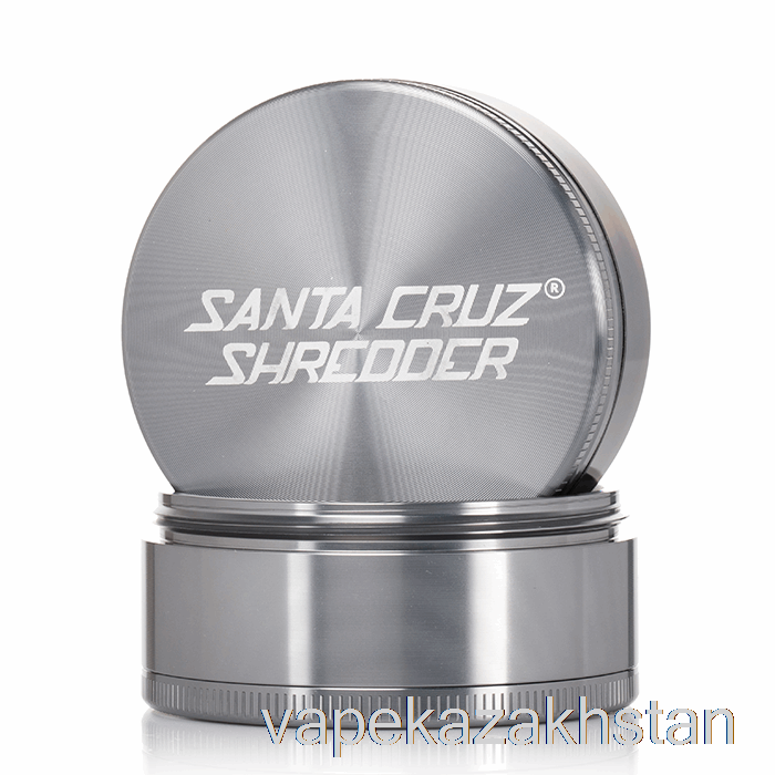 Vape Kazakhstan Santa Cruz Shredder 2.75inch Large 4-Piece Grinder Grey (70mm)